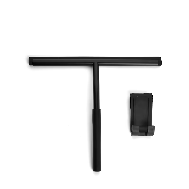 Raclette de douche en silicone 10 pouces, racloir, noir, gris, nettoyeur de crochet, HOKitchen, verre, voiture, livres, outils