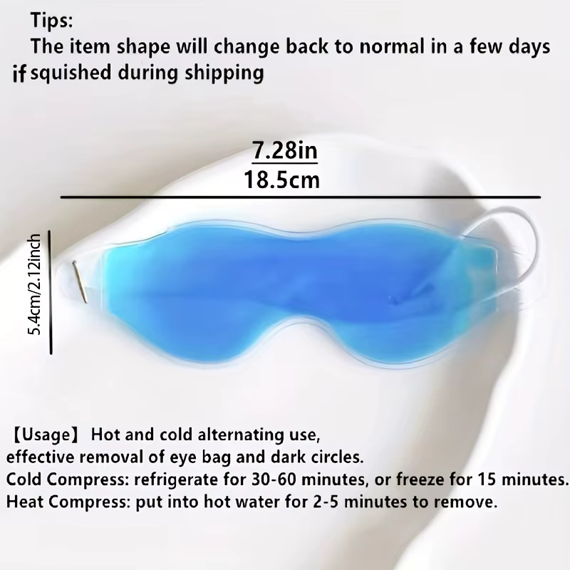 2 masques pour les yeux en gel