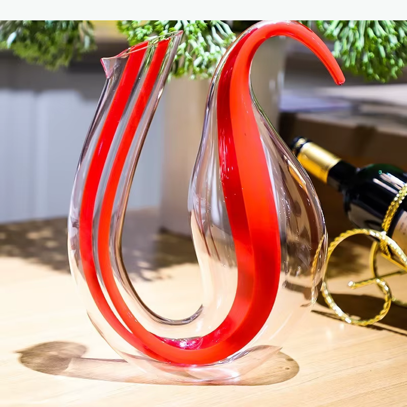 Carafe créative Alien en verre soufflé à la main, distributeur de vin, outils de bar, séparateur de vin, bouteille de vin grande capacité