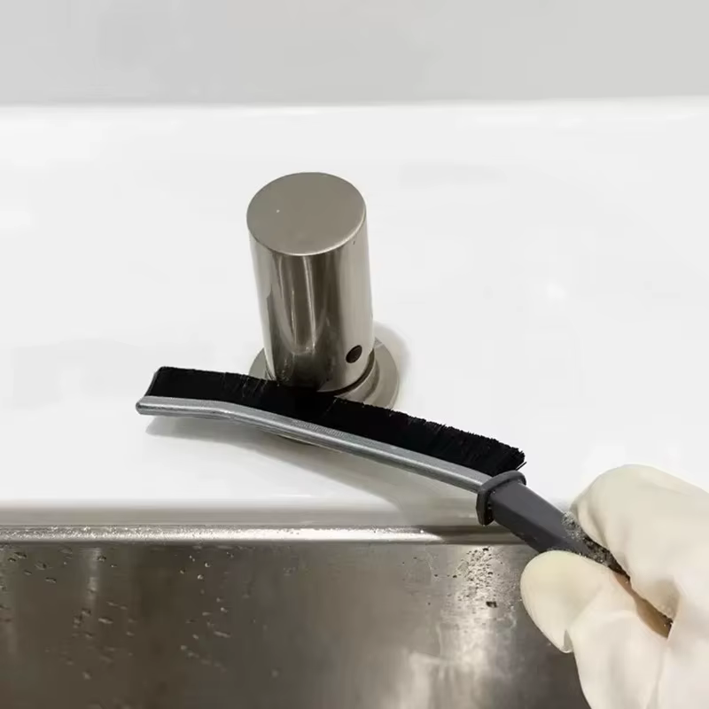 Brosse de nettoyage de coulis de sol, 3 pièce, épurateur de Joints de carrelage domestique, poils rigides, petite brosse de nettoyage de coulis de carrelage, écart de rainure de fenêtre