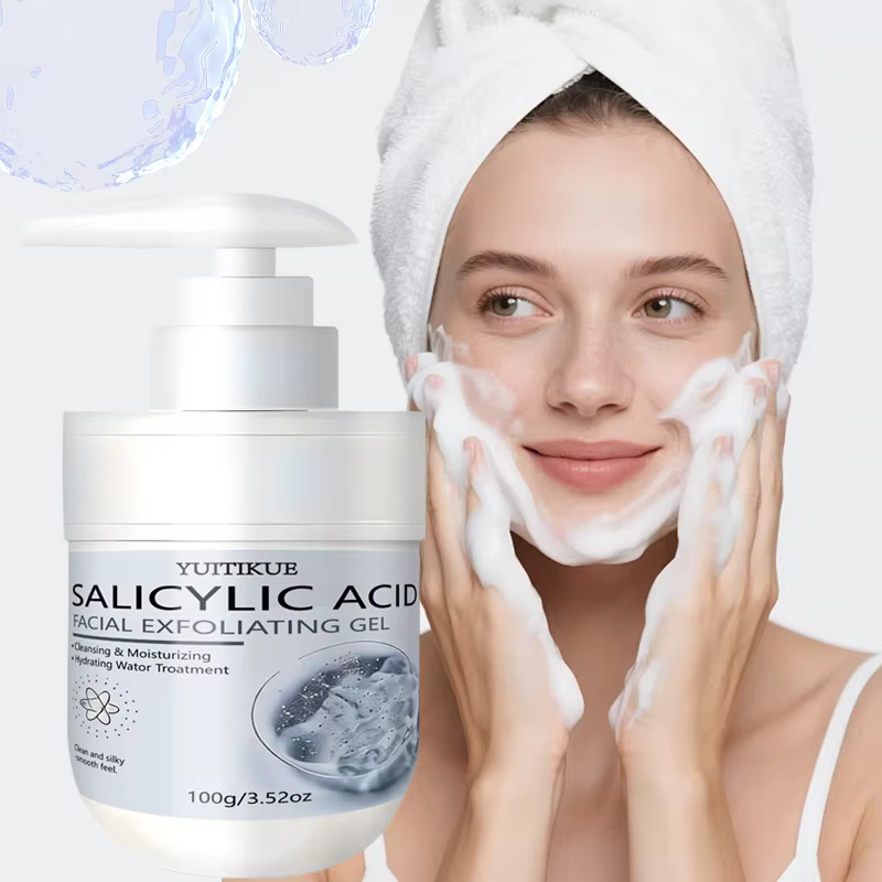 Gel exfoliant à l'acide salicylique YUITIKUE | Nettoyage en profondeur et hydratation pour une peau propre et soyeuse