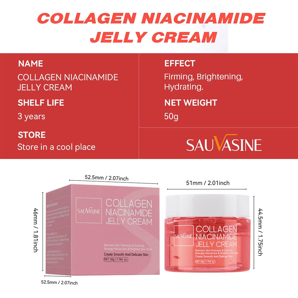 Crème de gelée de collagène Niacinamide