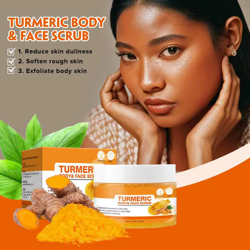 Crème éclaircissante pour le visage au curcuma
