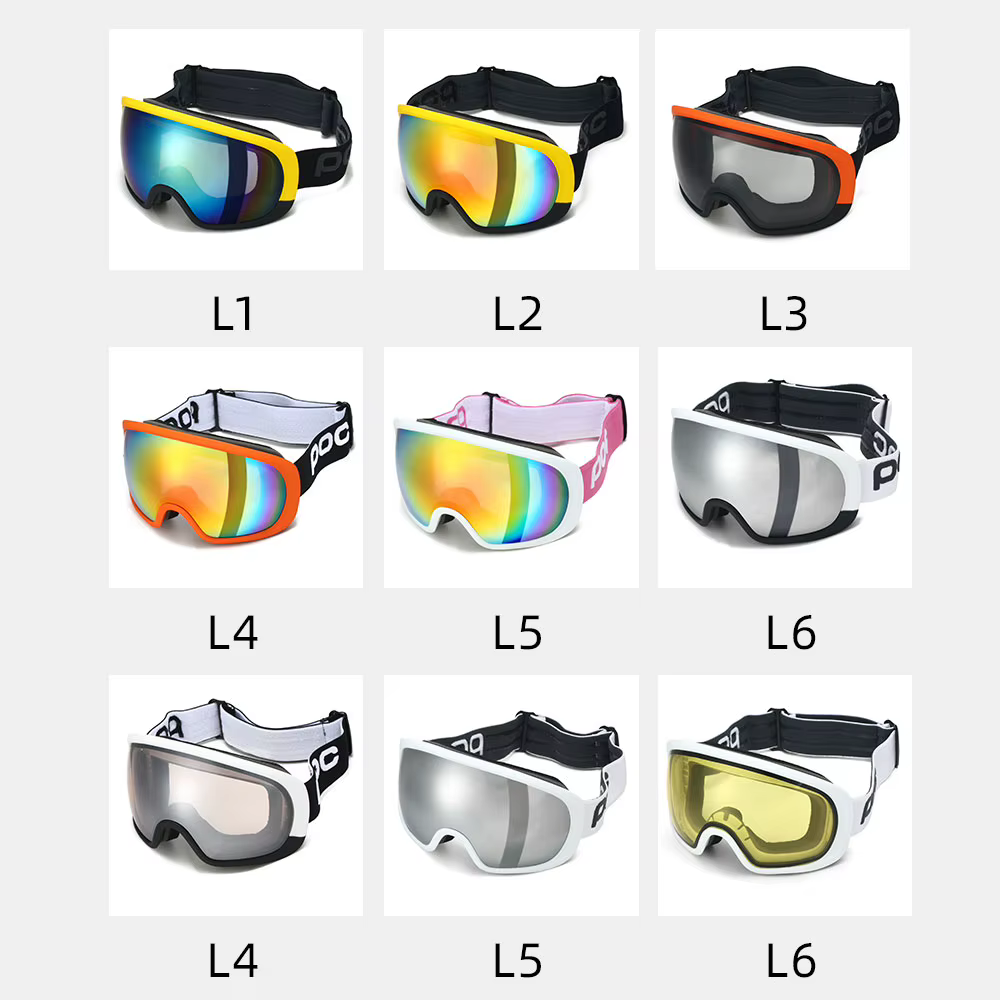 Lunettes de Ski de neige masque de Ski de snowboard pour hommes femmes Kit de lentilles Anti-buée Protection UV400 lunettes de motoneige moto