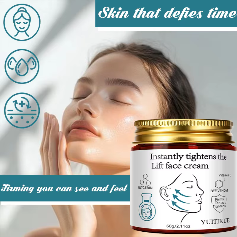 Crème pour le visage au venin d'abeille YUITIKUE - Effet tenseur instantané