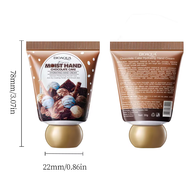BIOAQUA crème pour les mains au chocolat hydratant nourrissant Anti-âge Anti-rides crèmes blanchissantes