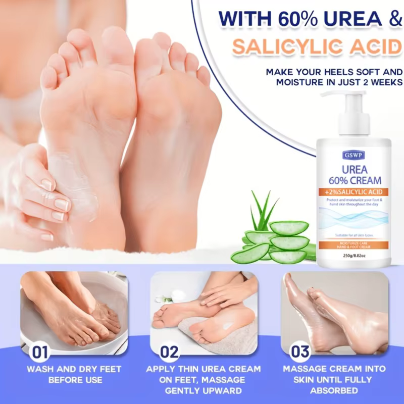 GSWP Crème hydratante pour les mains et les pieds à 60% d'urée