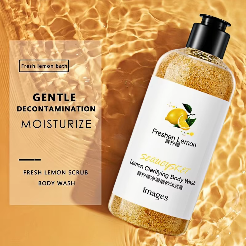Gel douche exfoliant au citron 300 ml