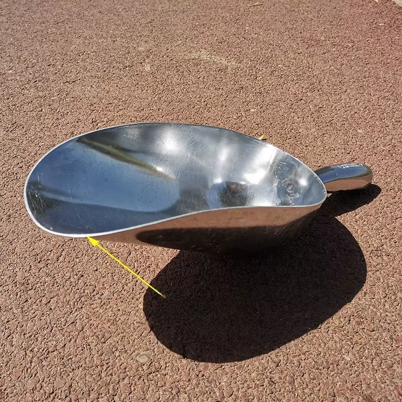 Cuillère à glace épaisse, trémie, cuillère en aluminium, grande cuillère à mélanger épaisse, cuillère à pince, cuillère à sucre, cuillère à matière