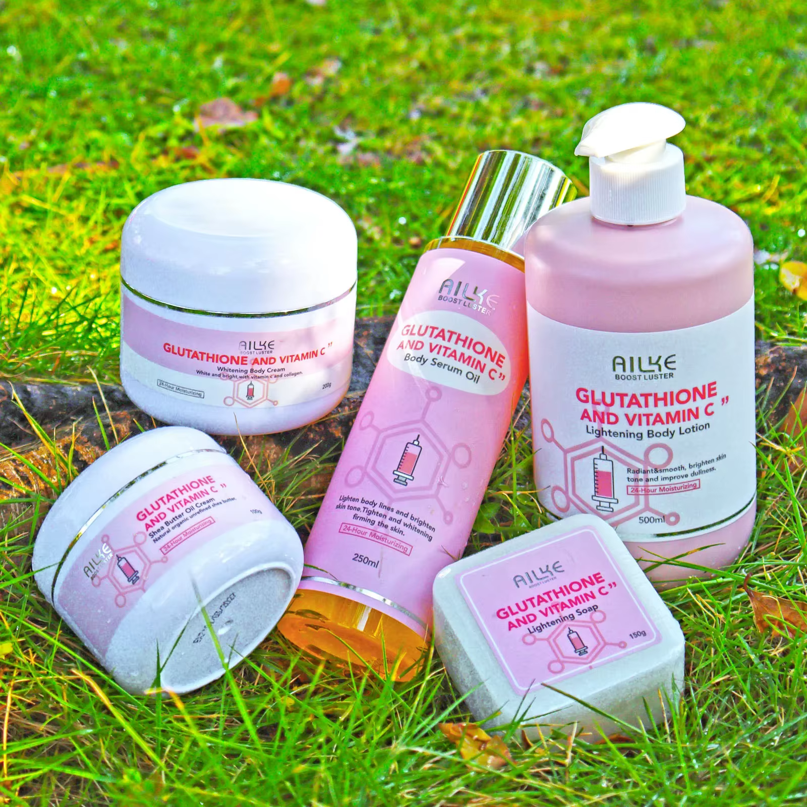 AILKE – ensemble de soins pour la peau blanchissant