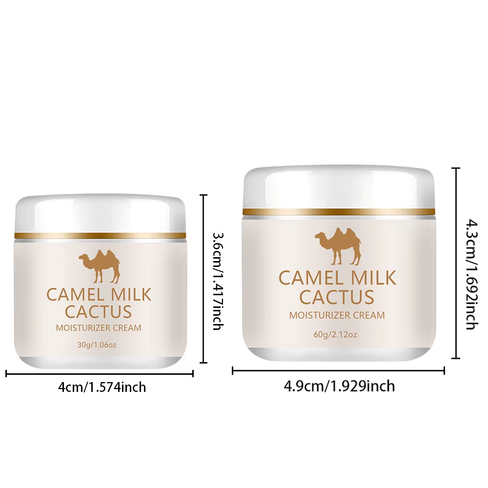 【Camel Milk & Cactus】Crème hydratant - Hydratation 72 heures