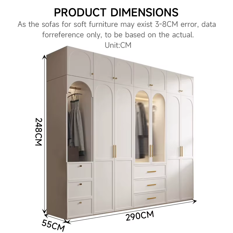 Meubles de chambre durables/installation de vêtements/ensemble d'armoires