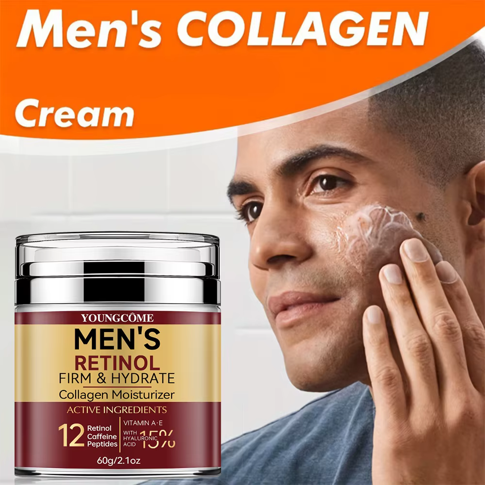 Crème pour le visage raffermissante au rétinol pour homme