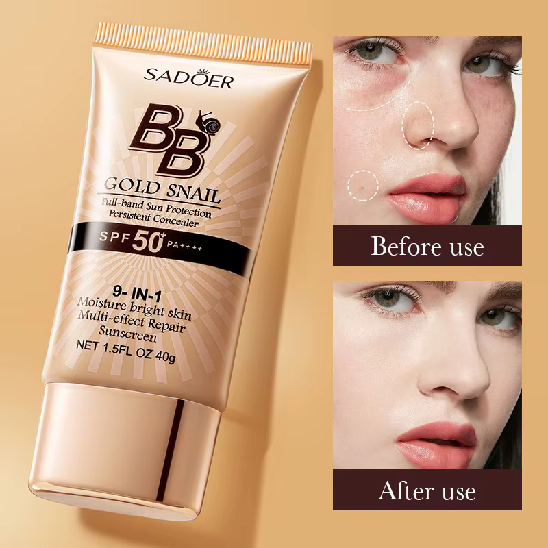 SADOER Gold Snail crème solaire BB fond de teint correcteur