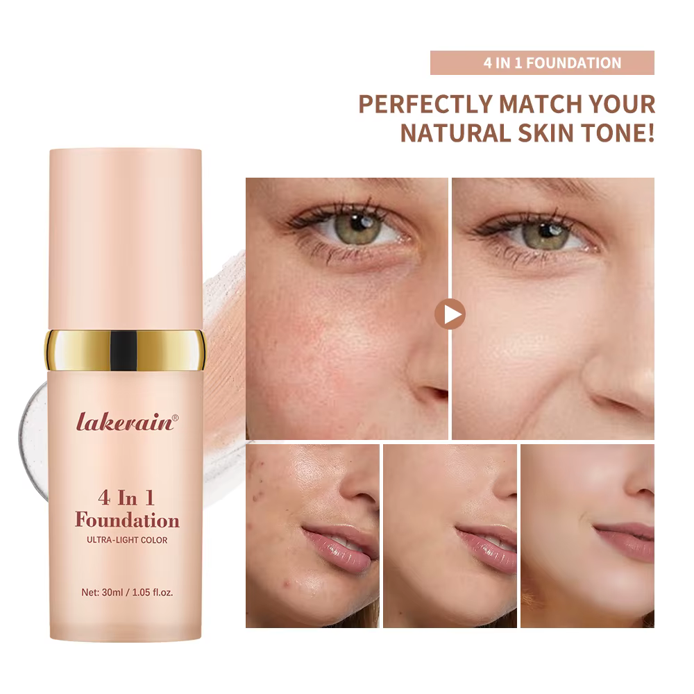 Fond de Teint Liquide Hydratant 4-en-1 SPF30+ Changeant de Couleur