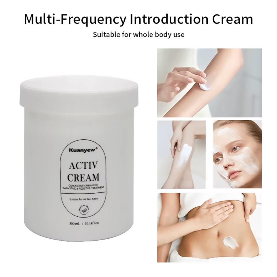 Crème radiofréquence à utiliser avec l'appareil de beauté