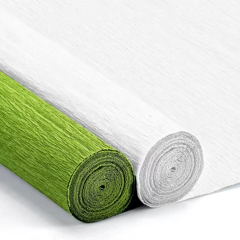 Lot de papier crépon épais, feuilles de papier crépon pour la création de fleurs, papier crépon pour la Saint-Valentin