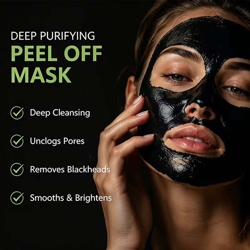 Masque peel-off au charbon de bambou activé