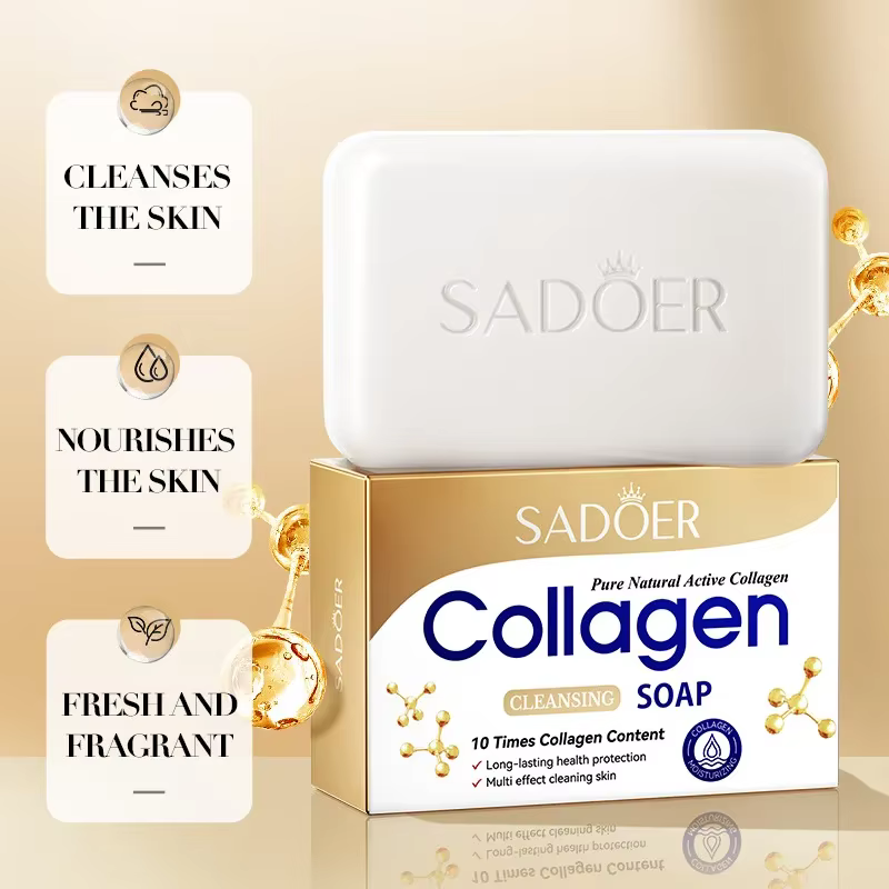 SADOER Savon Facial au Collagène et à l'Osseine