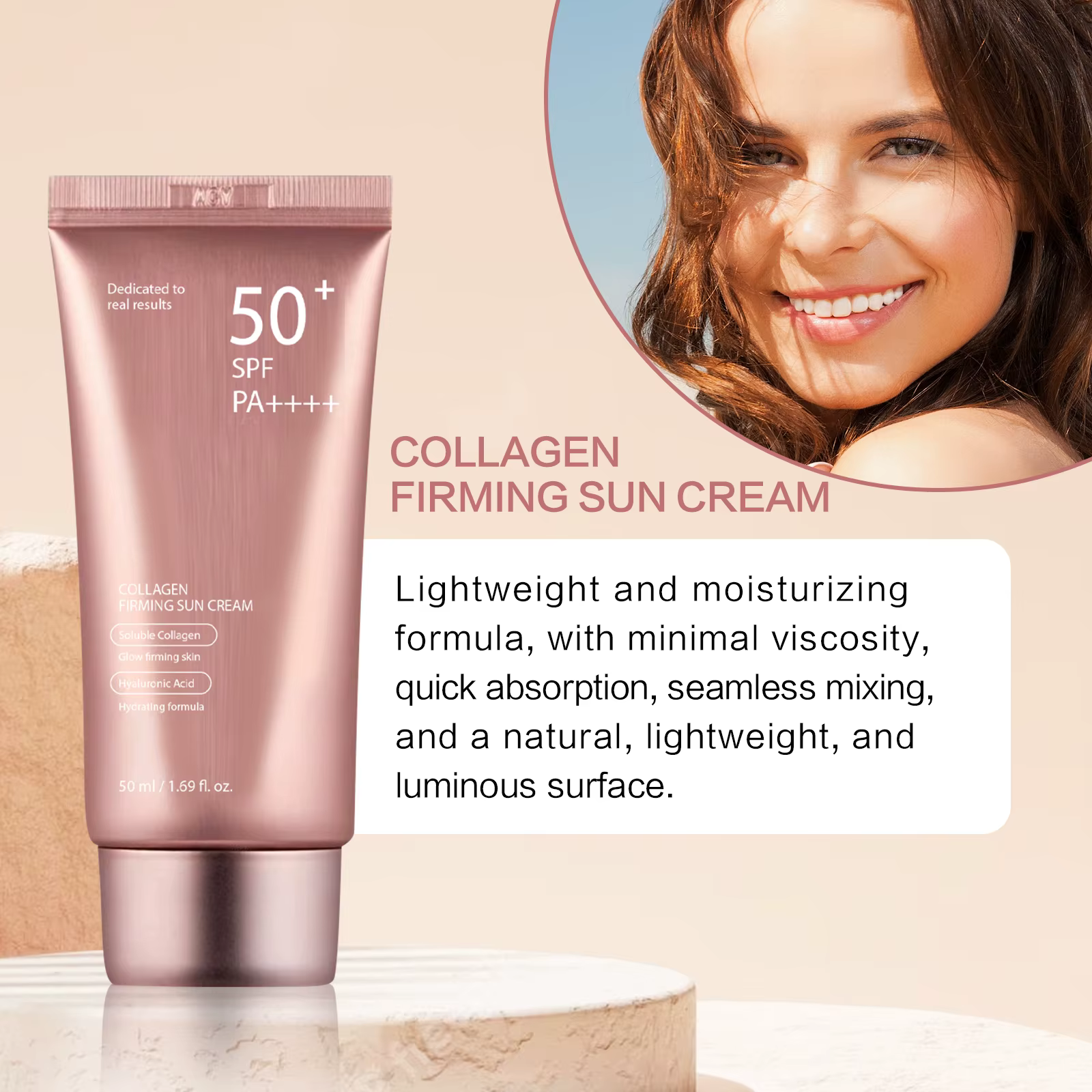 Crème solaire SPF50 PA+++ 50 ml