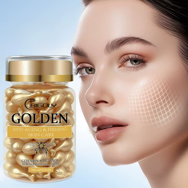 Capsules d'essence de soin de la peau Golden Skin Care