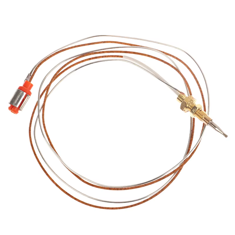 Thermocouple de remplacement pour cuisinière, 35/40/70 cm, tête en cuivre, vis de fixation, thermocouple pour brûleur à gaz Sabaf, outils pour cuisinière encastrée