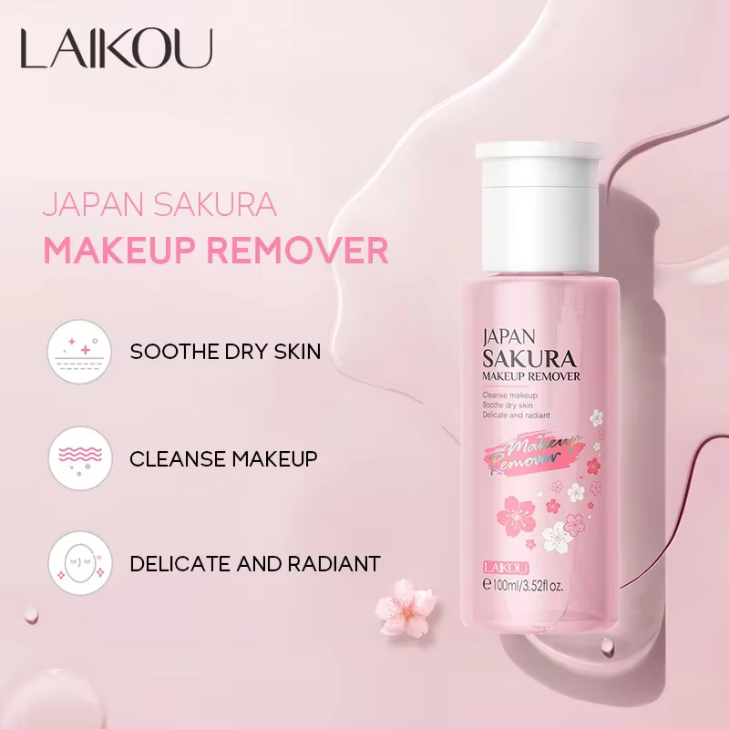 LAIKOU Liquide Nettoyant Démaquillant Portable pour Cils