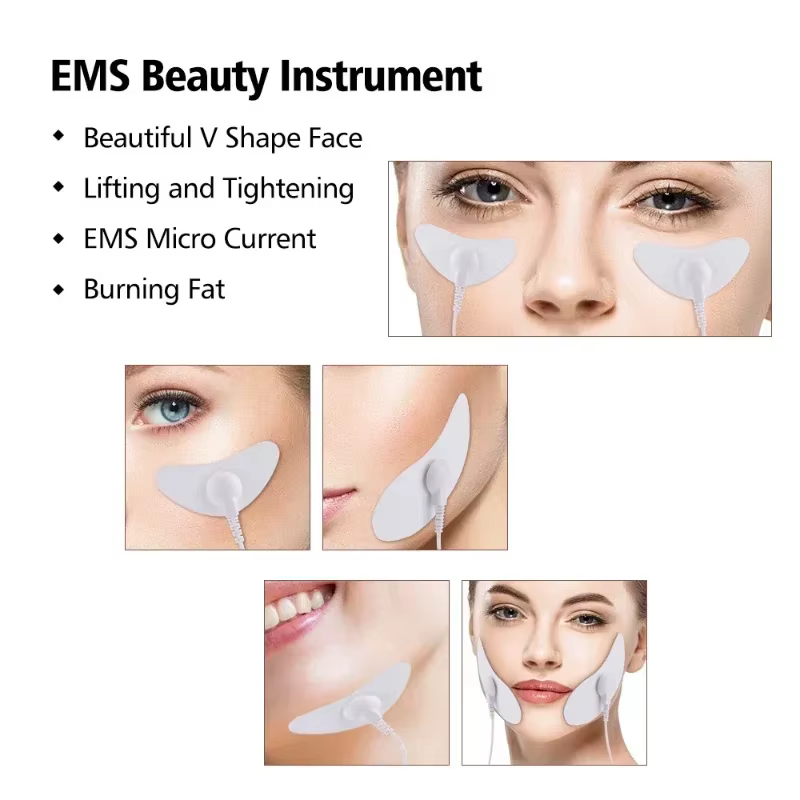 Masseur facial EMS à impulsions basse fréquence