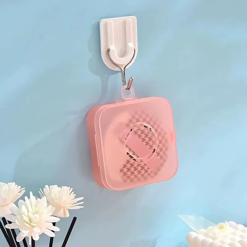 Boîte à coussinets d'air portables pour éponge à poudre – Pochette de maquillage pour fond de teint BB Cream