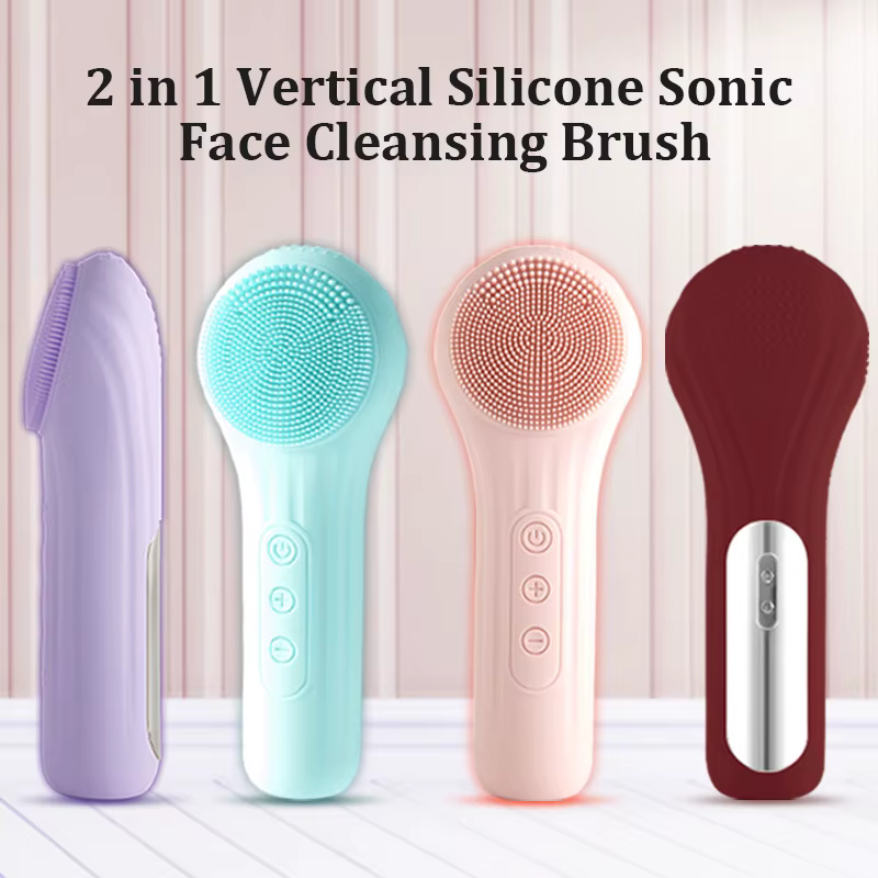 Brosse de nettoyage du visage sonique étanche pour hommes et femmes