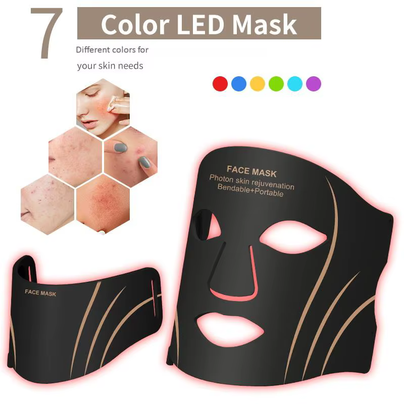 Masque LED pour le visage et le cou