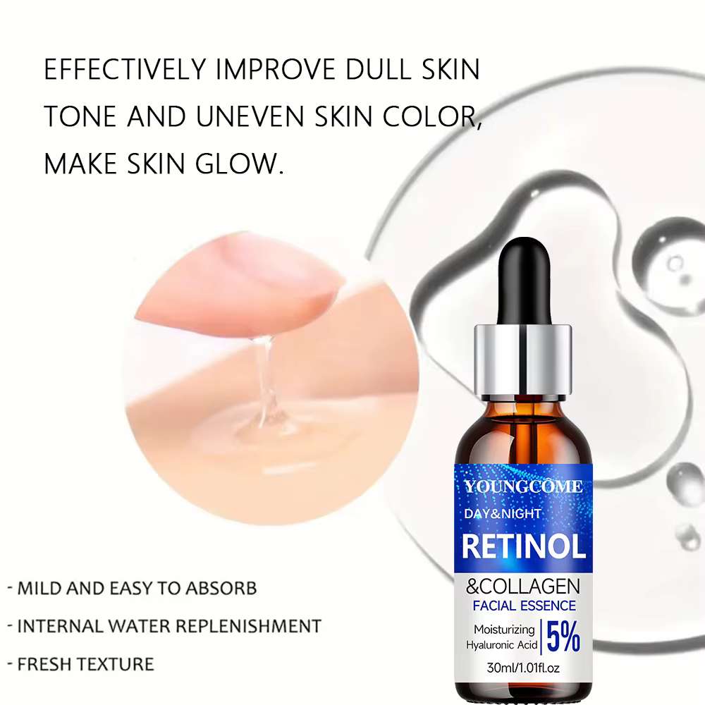 Ensemble combiné de sérum crème rétinol