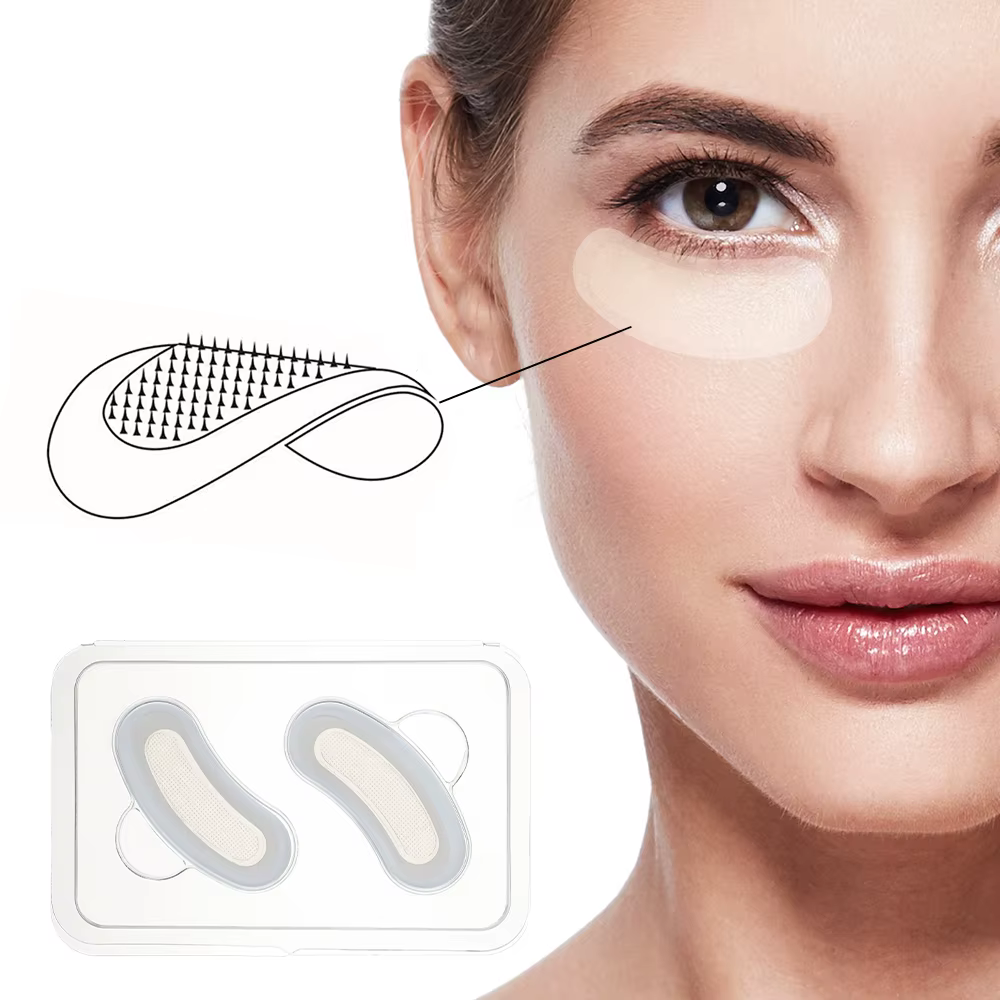Patchs pour les yeux à micro-aiguilles à l'acide hyaluronique