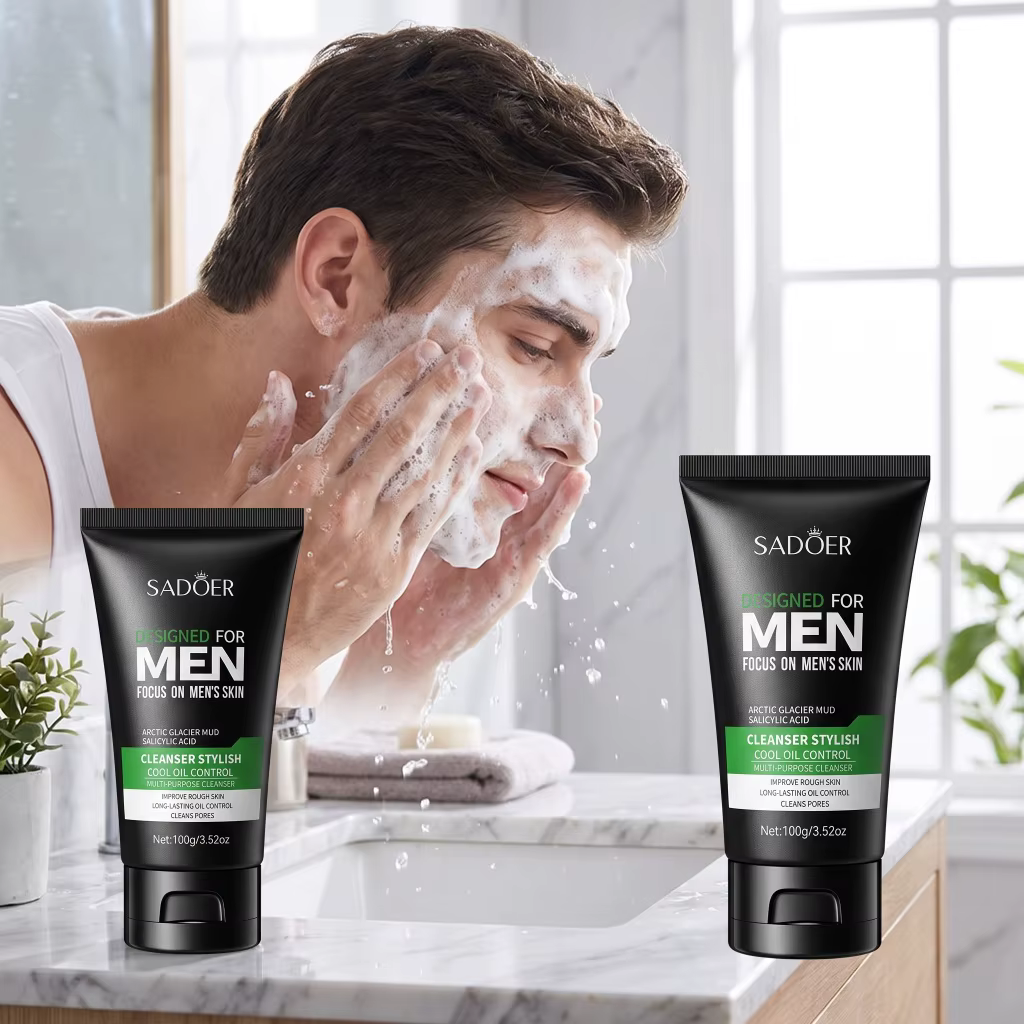 SADOER Nettoyant Visage Homme à l'Acide Salicylique