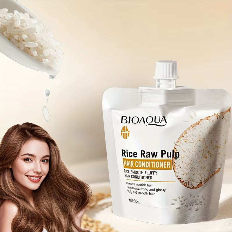 Masque capillaire à la purée de riz