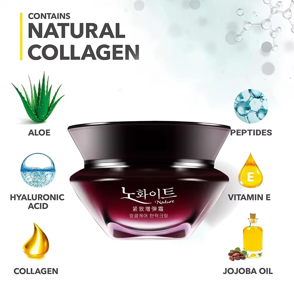 Crème visage anti-rides éclaircissante pour la peau hydratante en profondeur