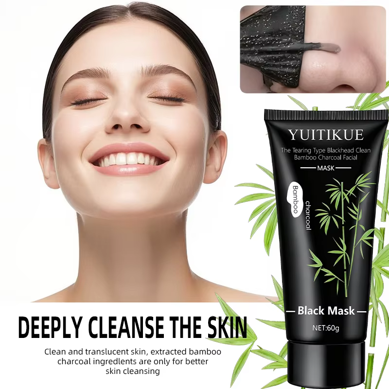 YUITIKUE Masque noir au charbon de bambou 60g - Type de déchirure Nettoyage en profondeur
