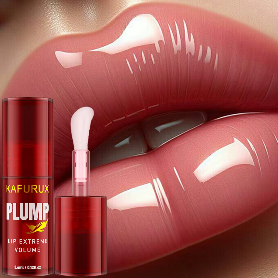 1/2 PCS Huile à lèvres repulpante longue durée