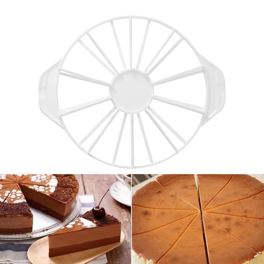 Nouveau Séparateur de gâteau rond trancheuse 10/12 tranches 14/16 tranches tarte tranchage gâteau diviser cuisine