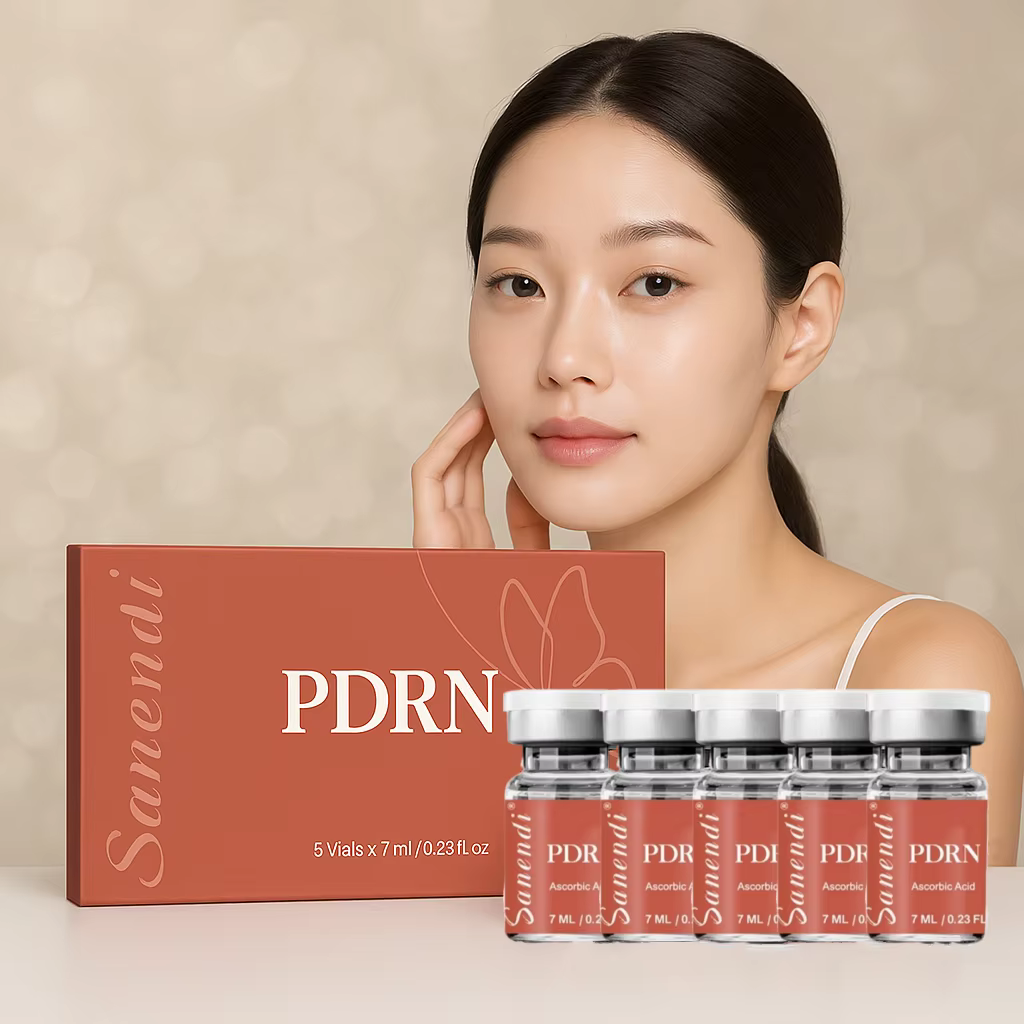 PDRN saumon acide hyaluronique sérum pour le visage Dermapen Essence vitamine C hydratation profonde fermeté ridules Ampoule soins de la peau
