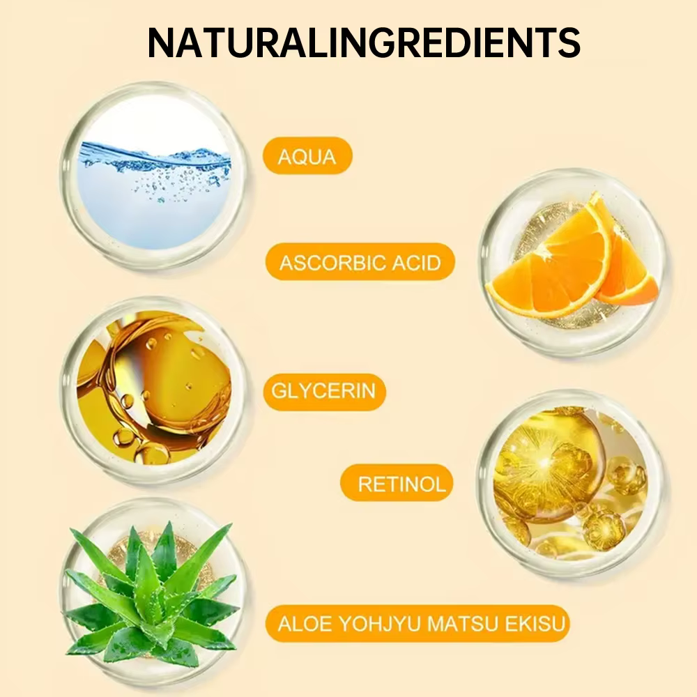 Ensemble de 2 pièces crème et sérum à la vitamine C : titre optimisé avec des ingrédients clés et des configurations