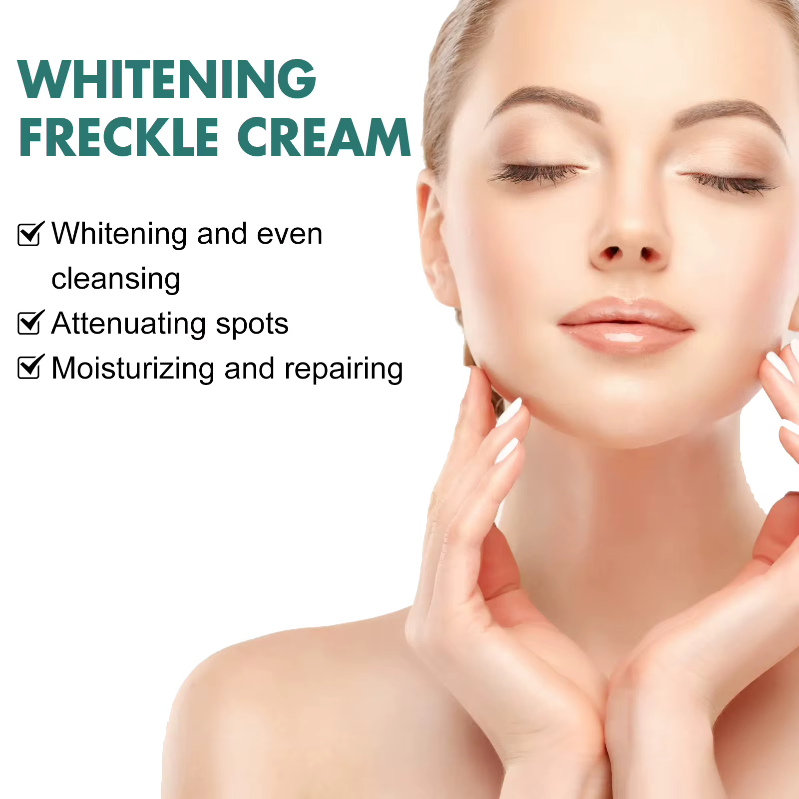 Crème blanchissante pour taches de rousseur