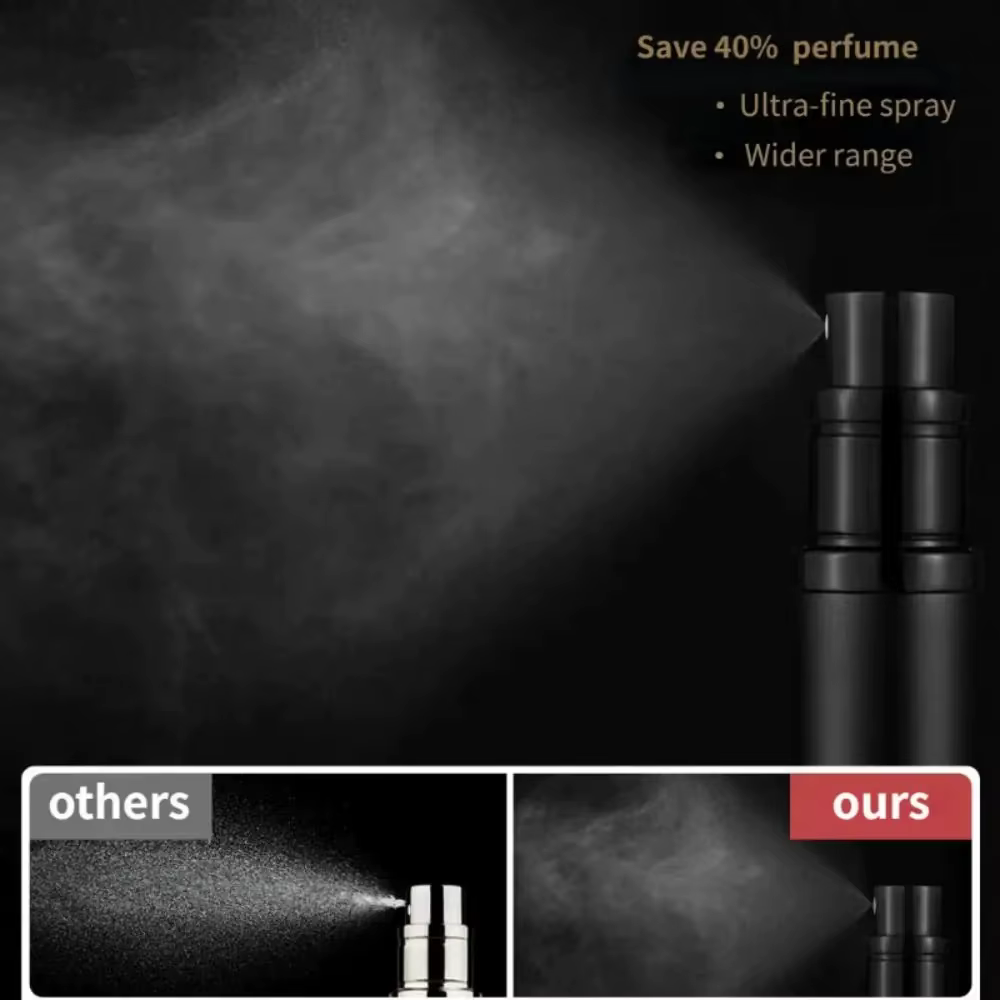 Bouteille de parfum rechargeable en verre de 8ml, avec pompe à parfum en Spray, conteneurs cosmétiques vides portables de voyage, Mini bouteille atomiseur de pulvérisation