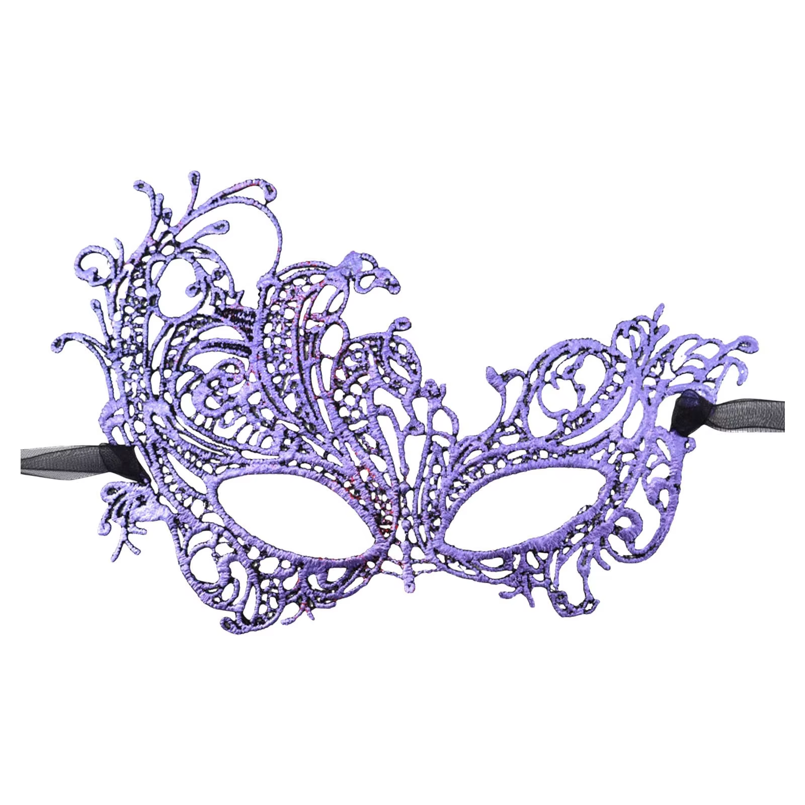 Masque pour les yeux en dentelle noire