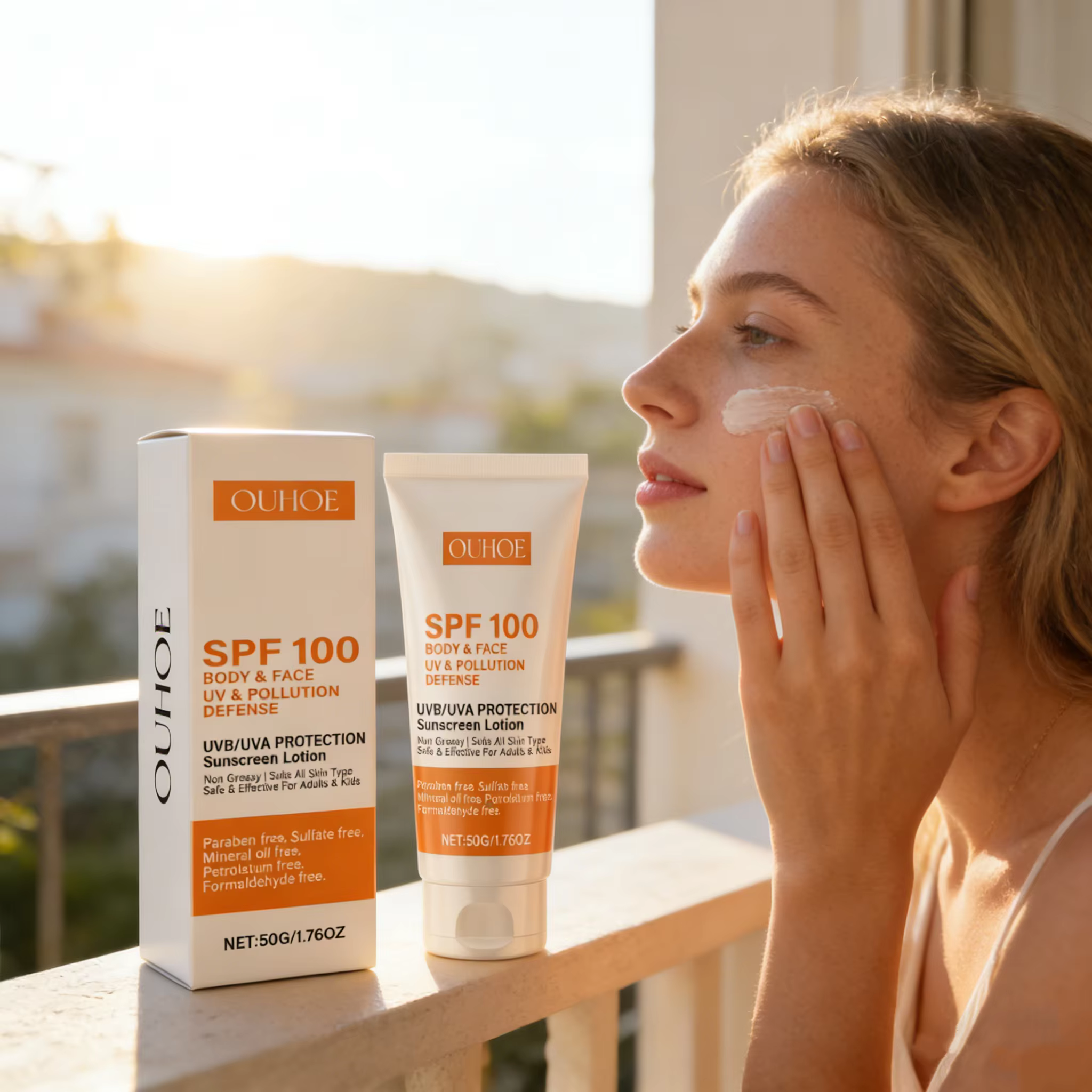 Lotion solaire anti-âge SPF100