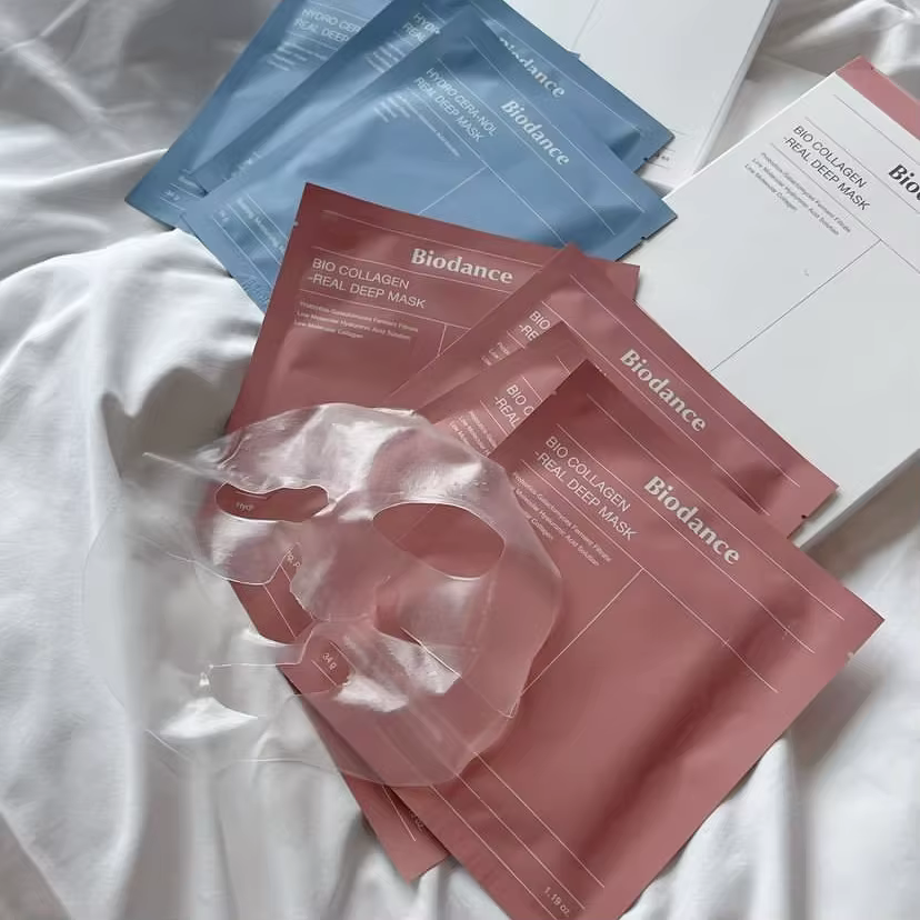 Masque Gel Hydratant Profond au Bio Collagène Biodance – Soin Visage Nuit pour Améliorer l'Élasticité de la Peau et Minimiser les Pores