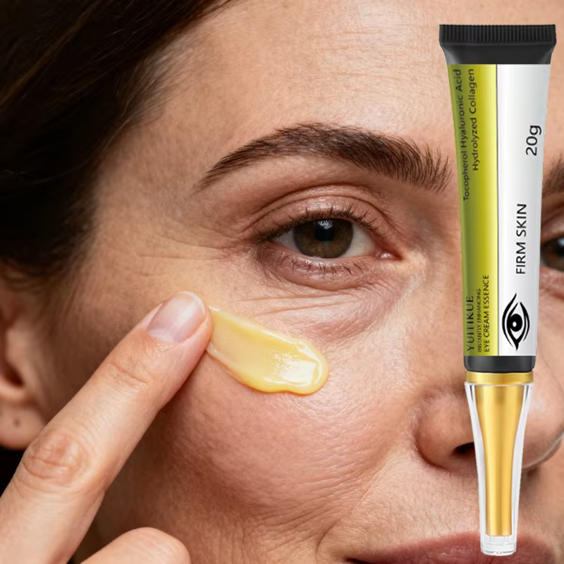 YUITIKUE Crème pour les yeux ferme instantanée 20g - avec acide hyaluronique et collagène