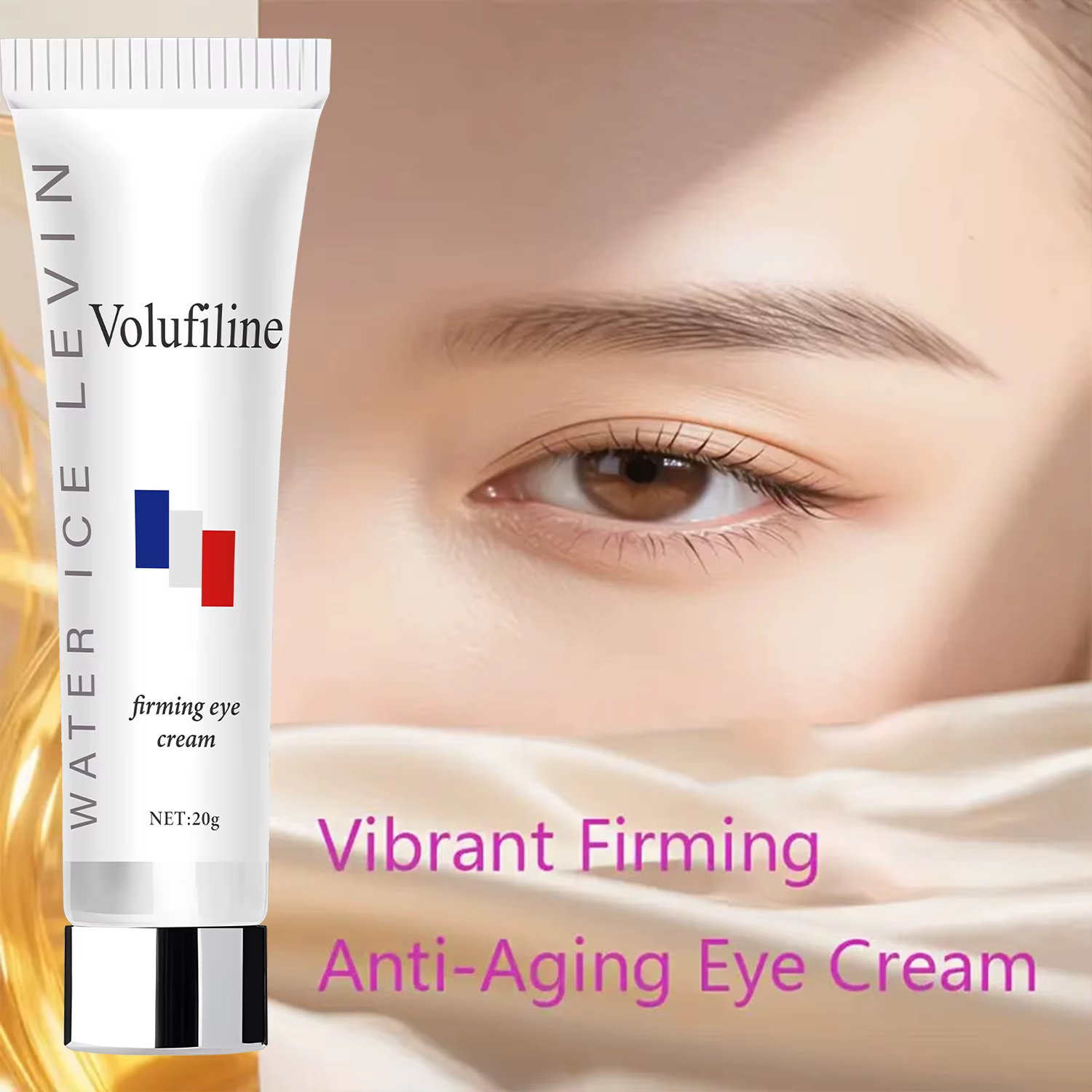 Crème raffermissante pour les yeux Volufiline à l'acide hyaluronique