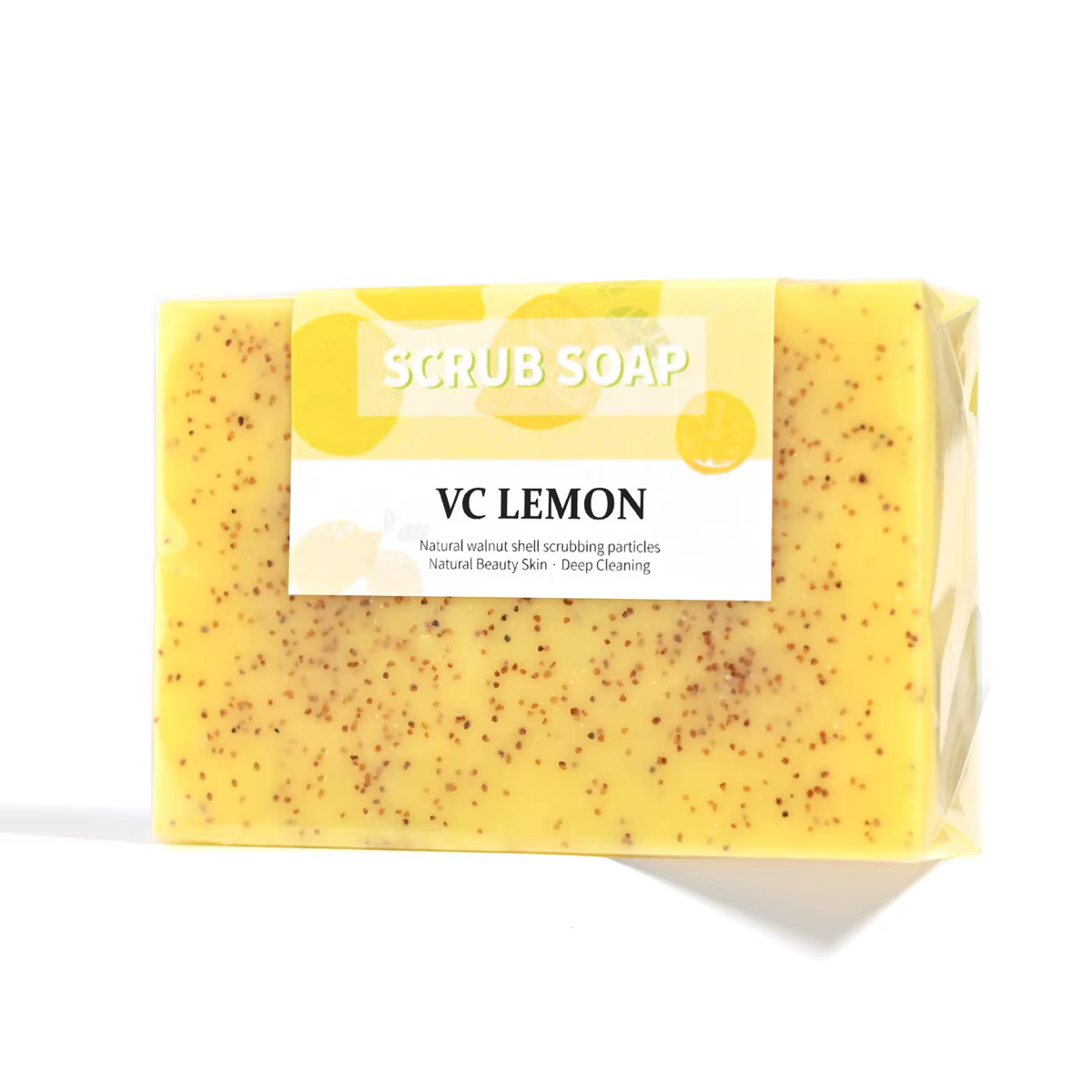 M + 100g savon aux fruits citron nettoyage particules givrées exfoliant bain soin du corps blanchissant