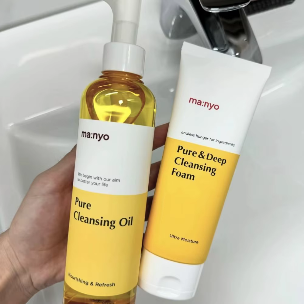 Mousse nettoyante à l'huile démaquillante de marque originale